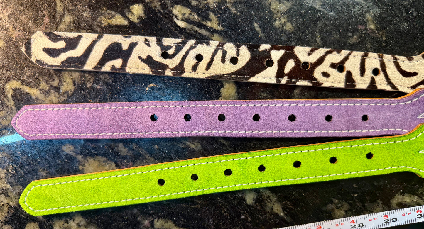 Add a tapered end to your belt