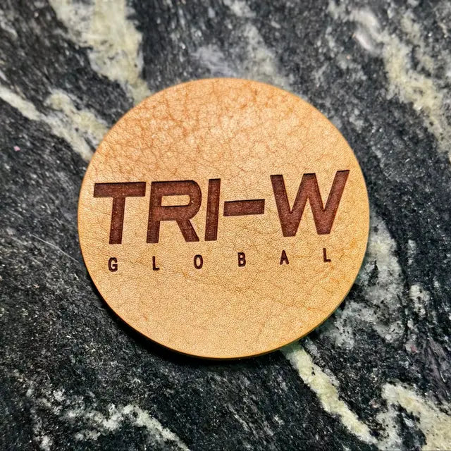 Luxury Leather & Hair-On-Hide Personalized Coasters