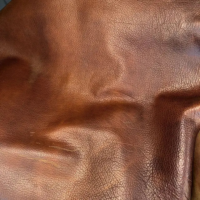 American Shrunken Bison  Leather Belt