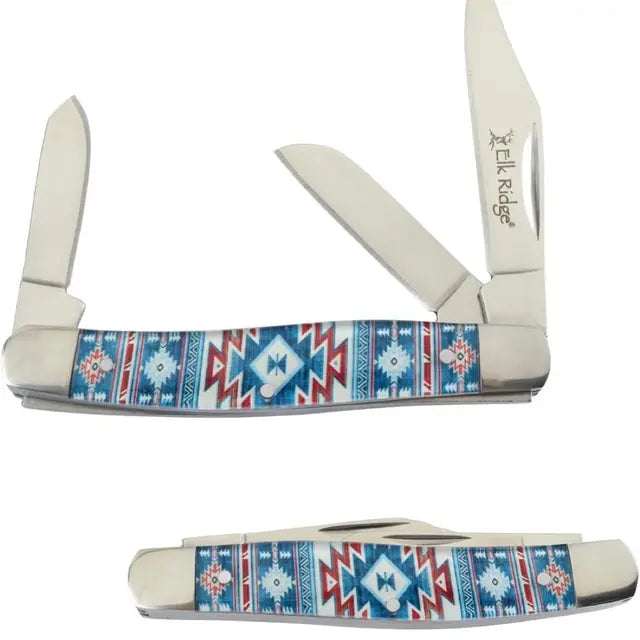 Elk Ridge Southwestern 3.88" Stockman Folding Knife