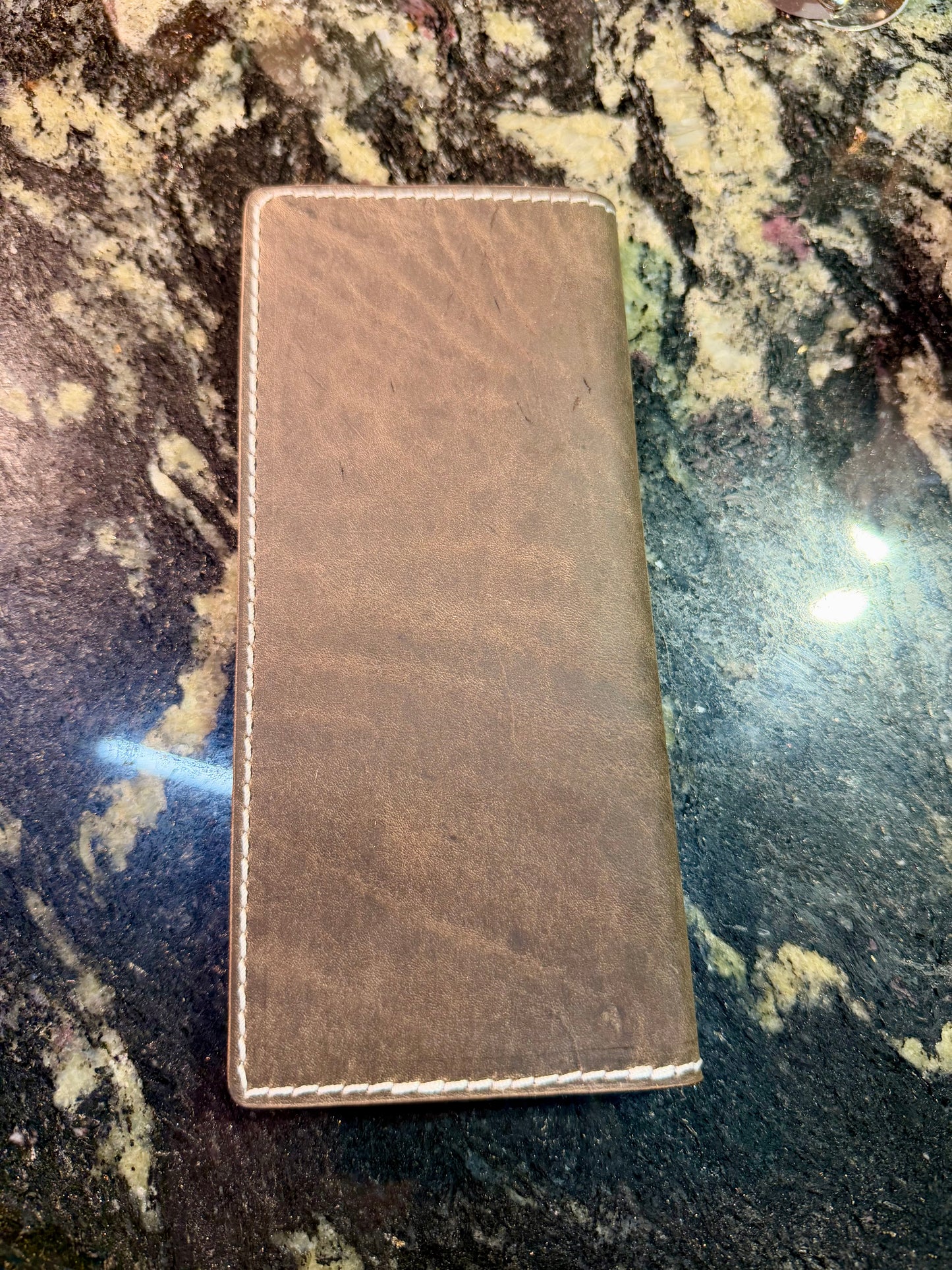 Handcrafted Leather Tally Book