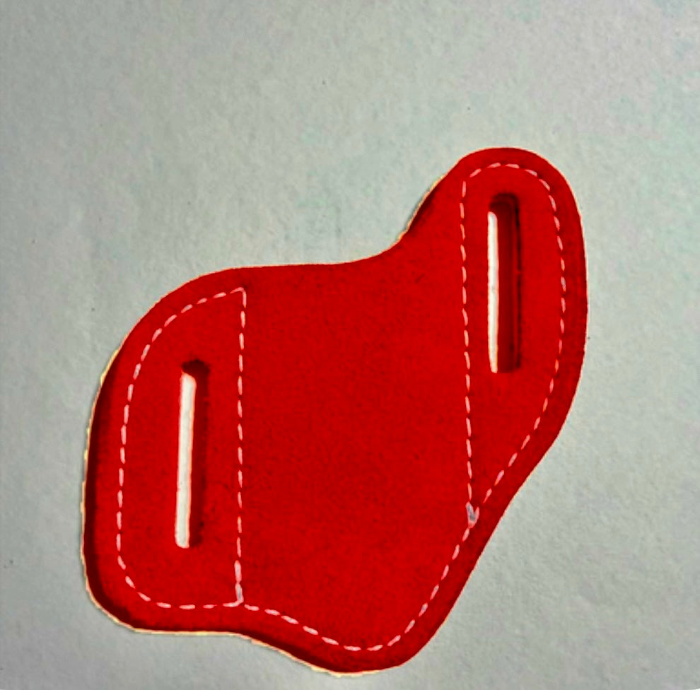 Suede Leather pancake sheaths