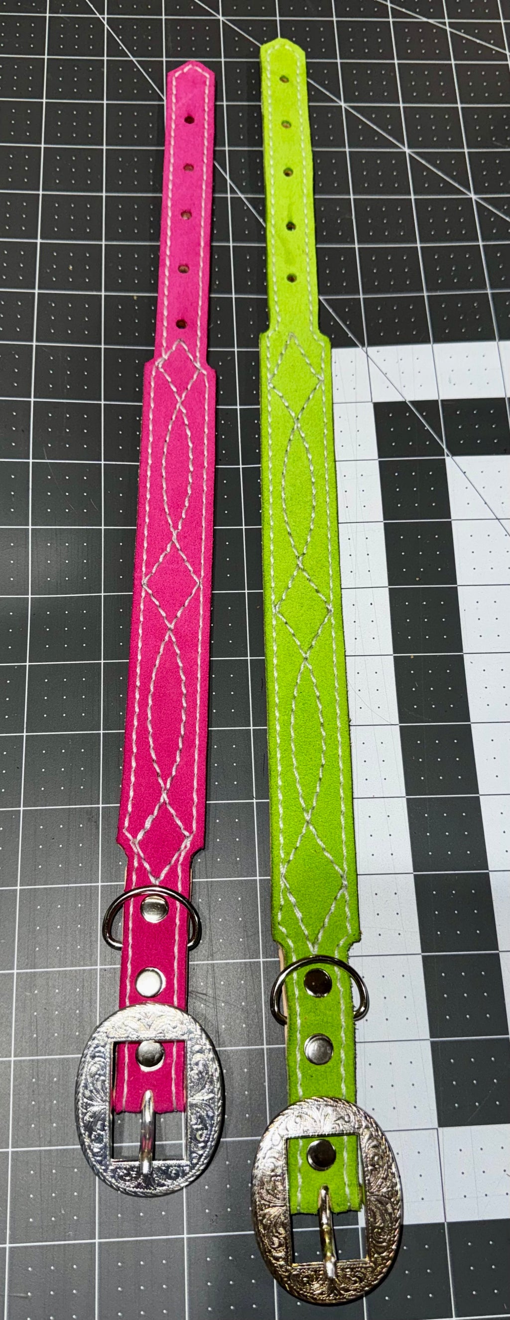 Suede Leather Dog Collar