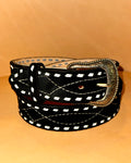 Add Buckstitching to any belt!