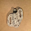 Salt and Pepper Cowhide Pancake Sheath - Premium Leather