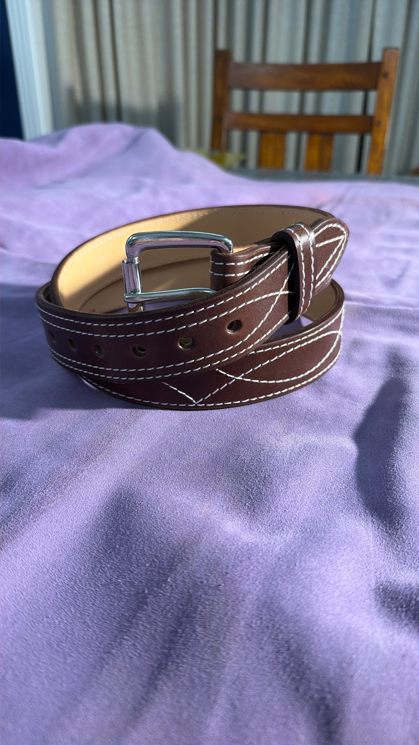 Veg Tanned Gunslinger Belt