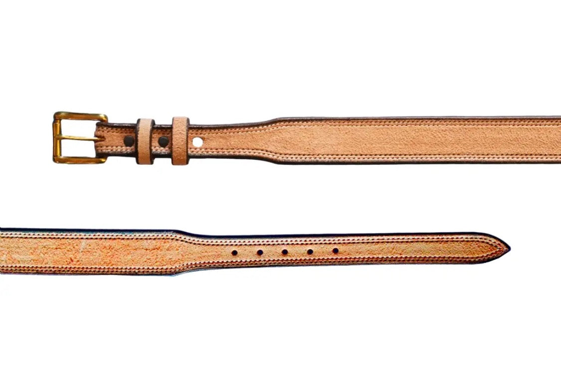 1” Tapered Suede Leather Belt