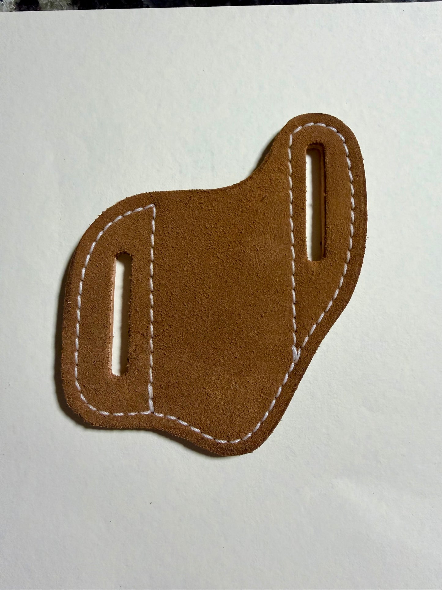 Suede Leather pancake sheaths
