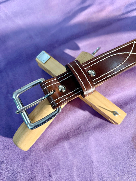 Veg Tanned Gunslinger Belt