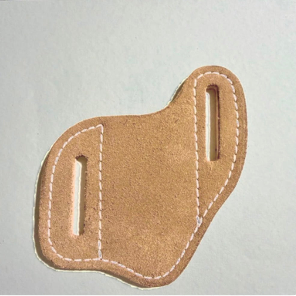 Suede Leather pancake sheaths