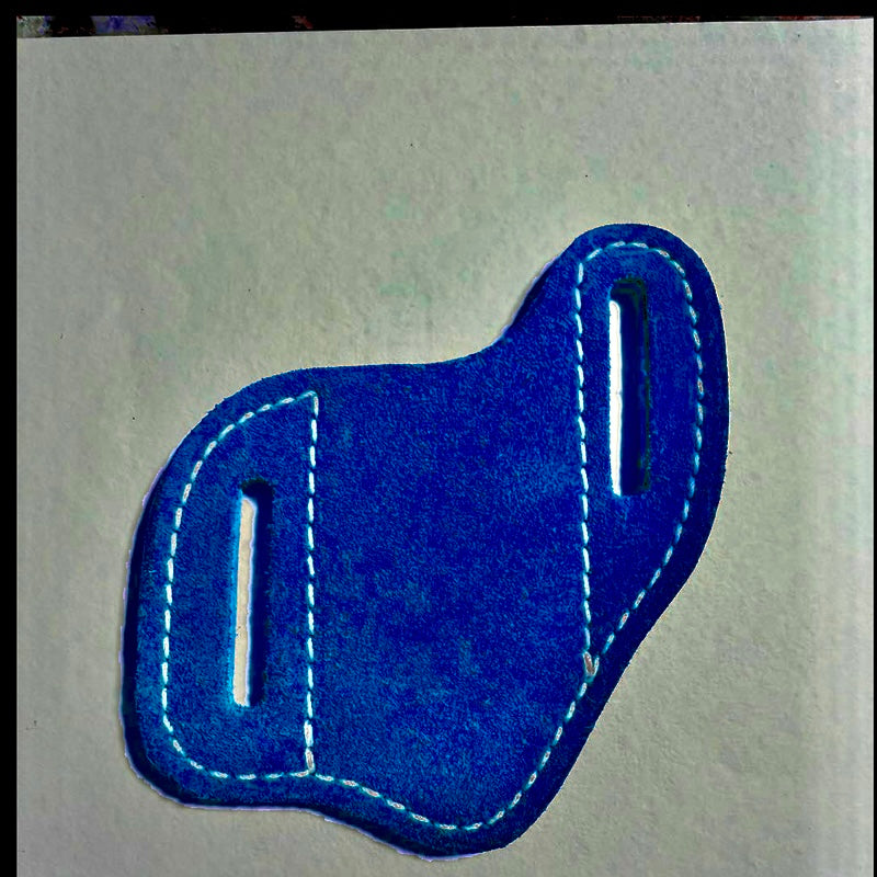 Suede Leather pancake sheaths