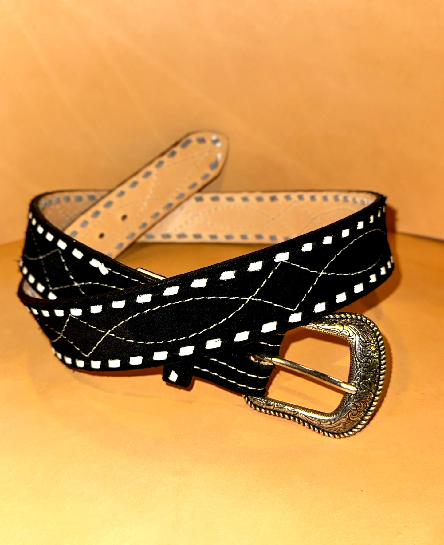 Add Buckstitching to any belt!