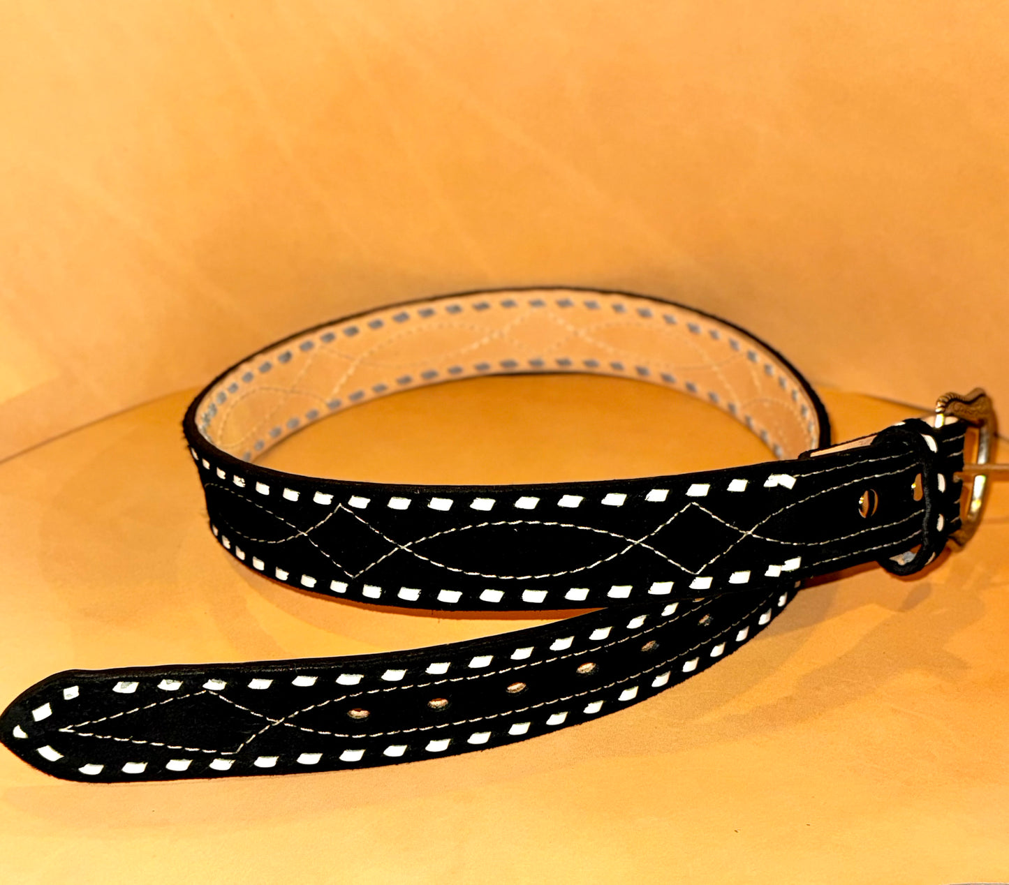 Add Buckstitching to any belt!