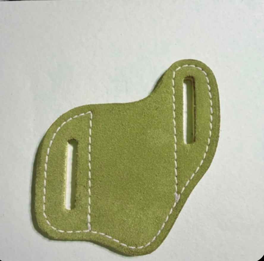 Suede Leather pancake sheaths