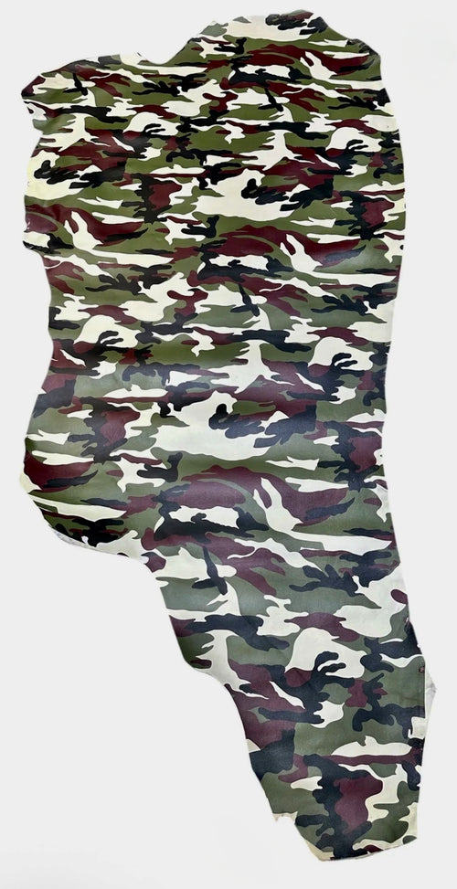 Colorful Suede Leather Belts With Exclusive reversible Camouflage Print Liner!