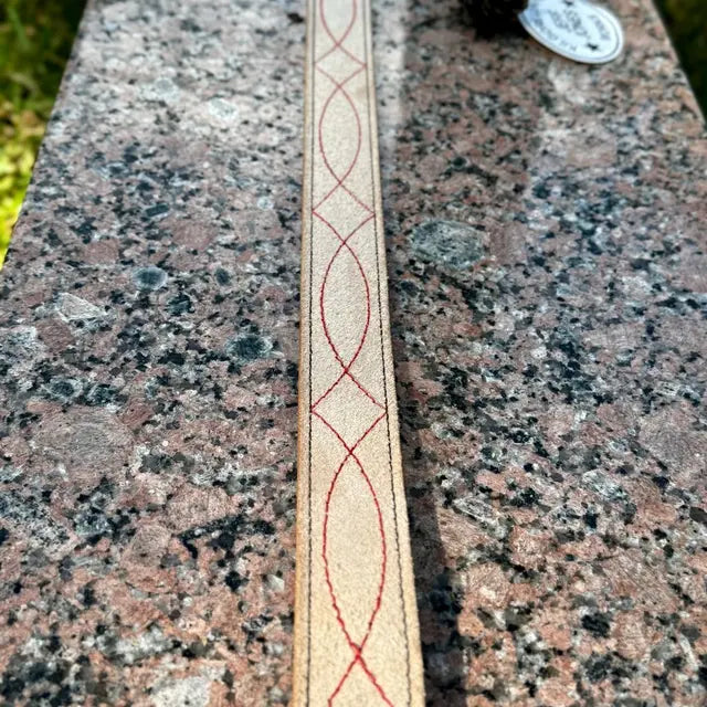 Natural Rough out Leather Belt