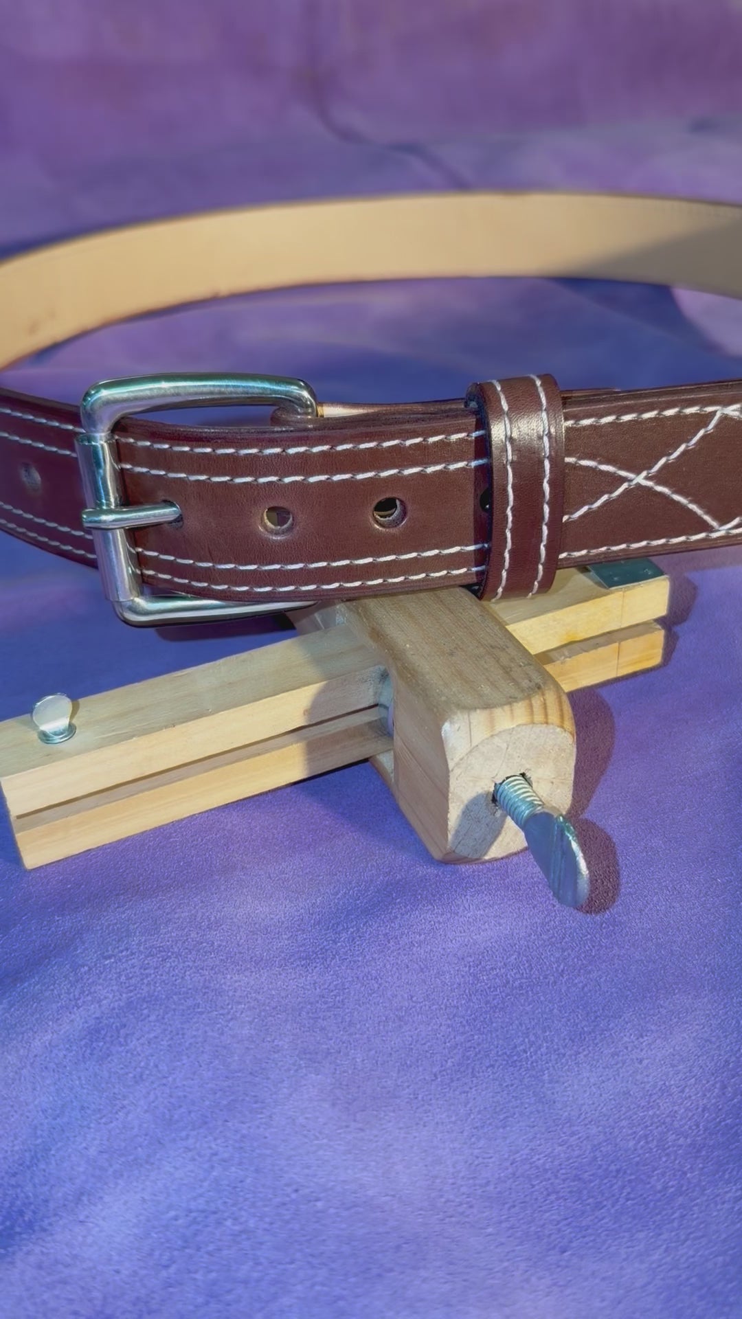 Veg Tanned Gunslinger Belt