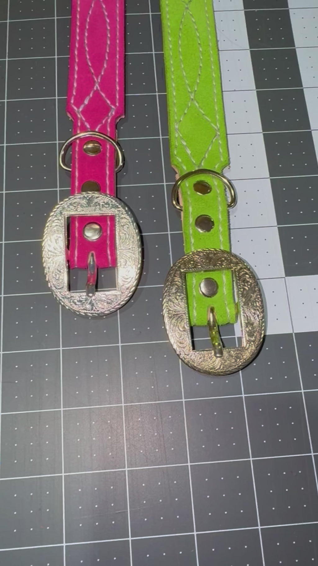 Suede Leather Dog Collar